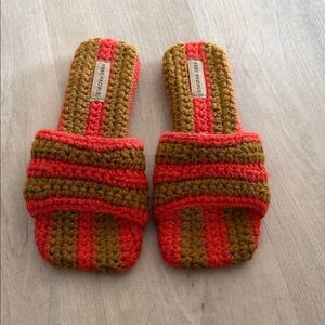 Free People knit slide size 8.5